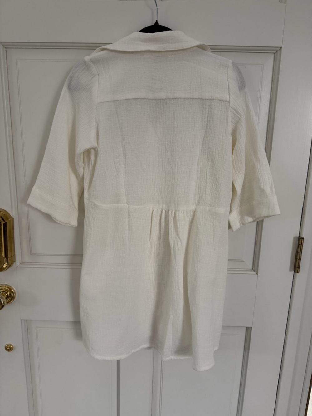 Nomad the Label Bria Mini Cotton Dress, Coconut, NWT - Picture 7 of 14